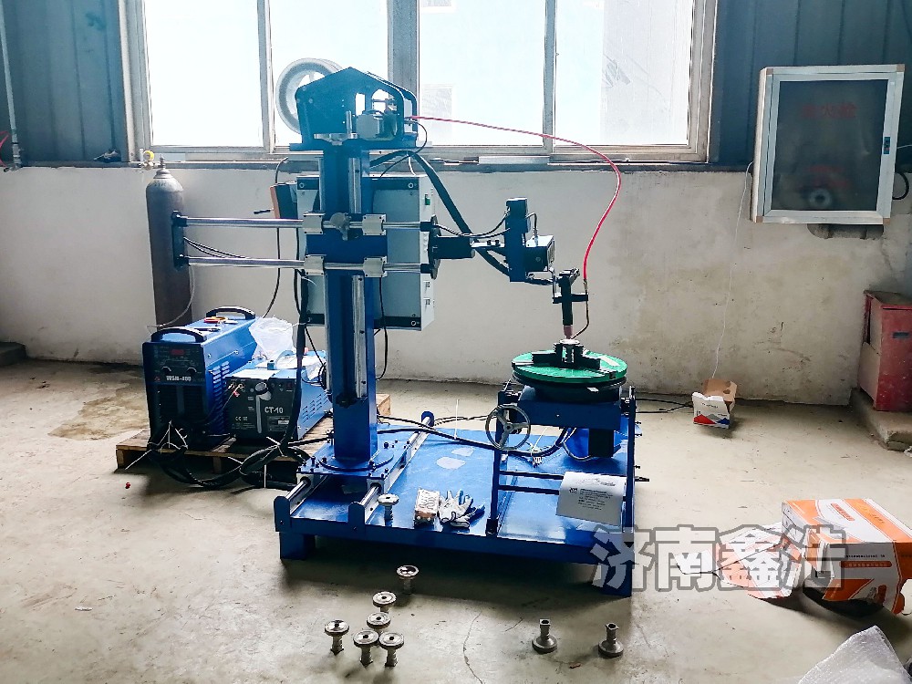 鹽城客戶(hù)訂購氬弧自動(dòng)焊設備，環(huán)縫焊接成品美觀(guān)